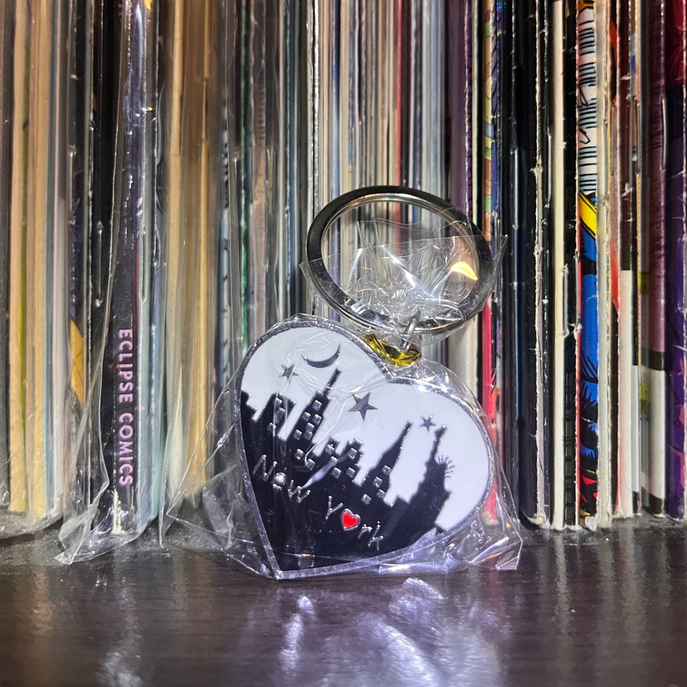 New York Heart Keychain